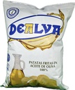 DEALVA Unsalted Potato Chips in 100% Olive Oil – Box of 12 (150g each)